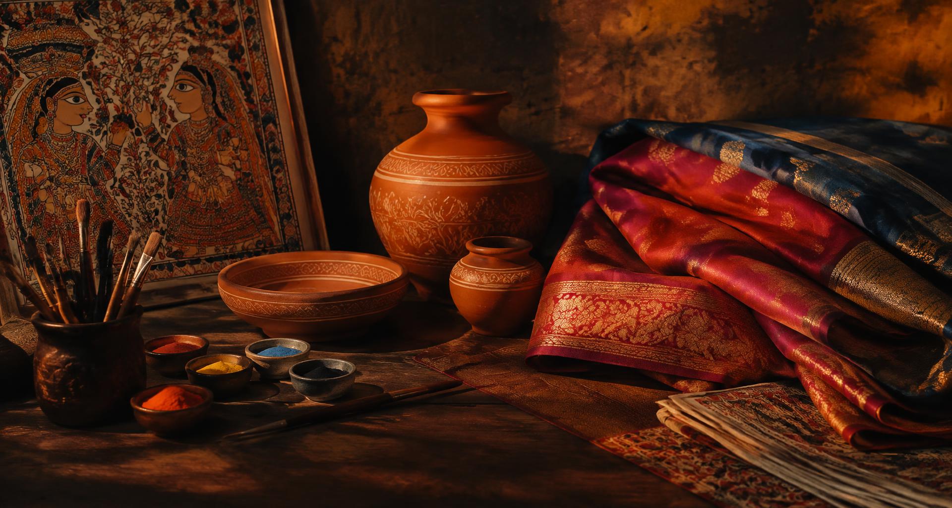 A meeting point for Indian arts — an artistic interpretation